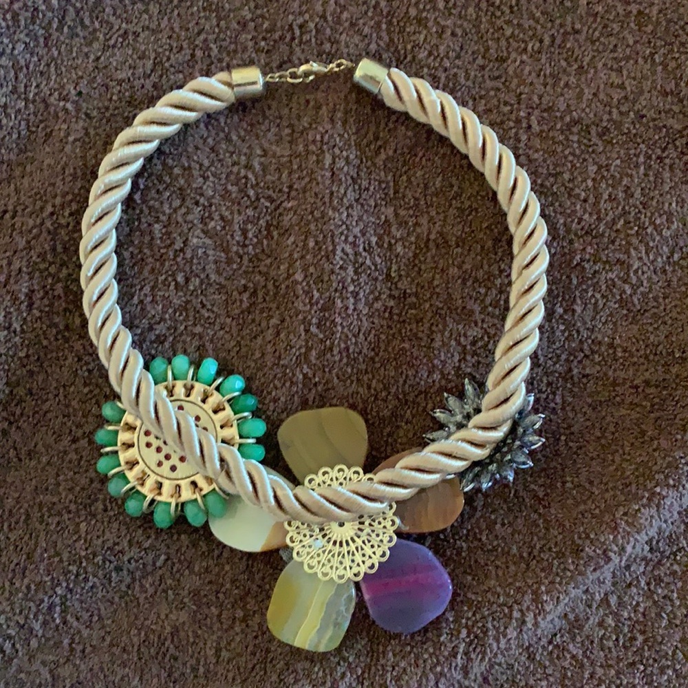 Anthropologie Floret Rope Necklace - Picture 2 of 3